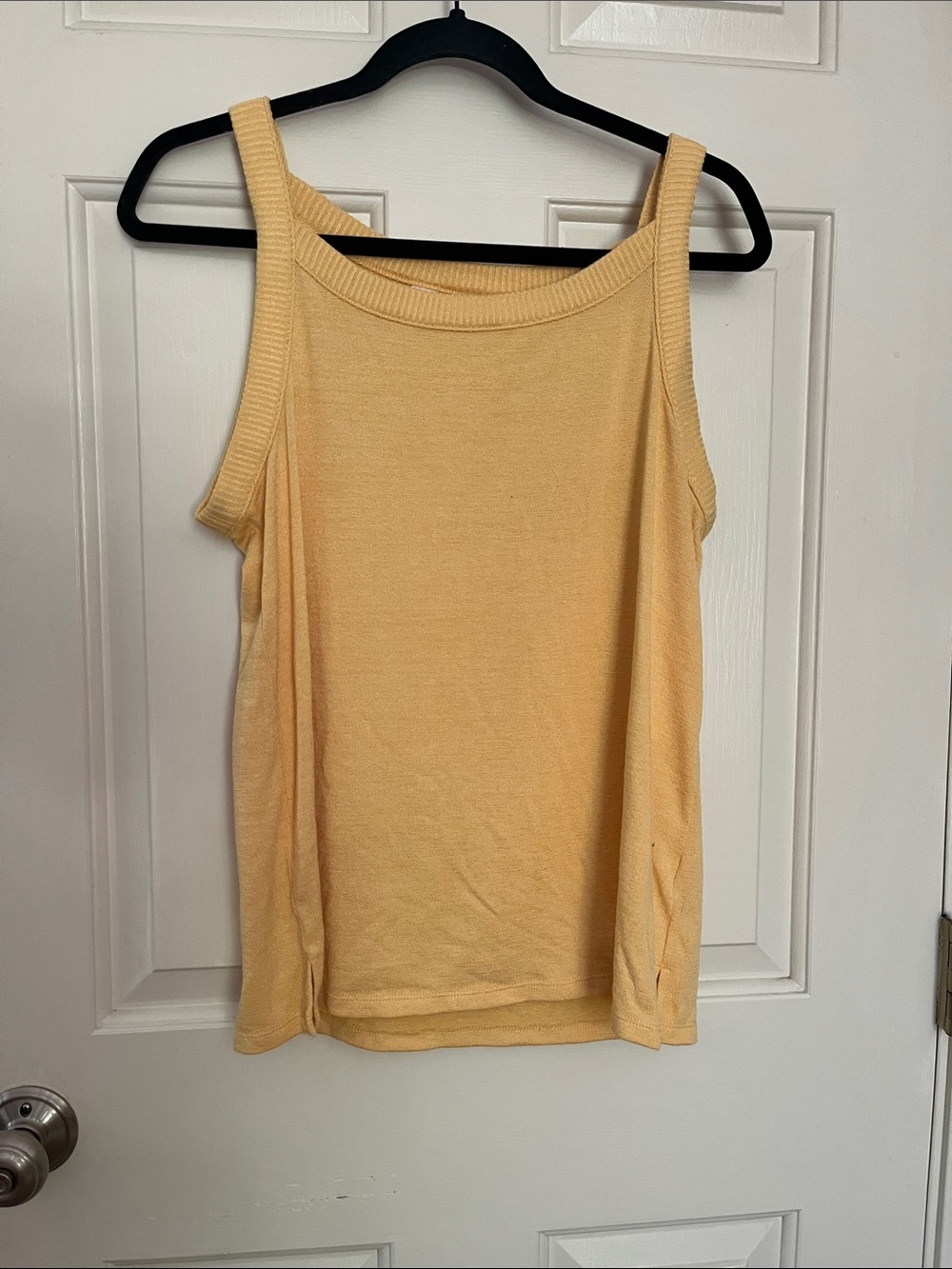 Market & Spruce Soft Knit Tank Top - Pale Yellow